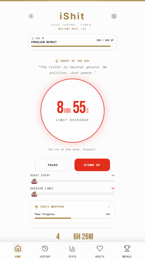iShit app preview