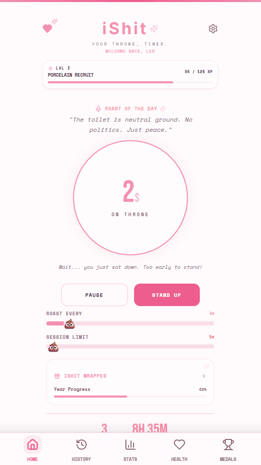 Blush Porcelain iShit Plus theme screenshot