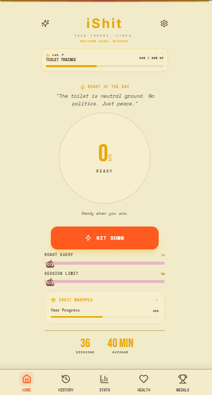 Sunset Porcelain iShit Plus theme screenshot